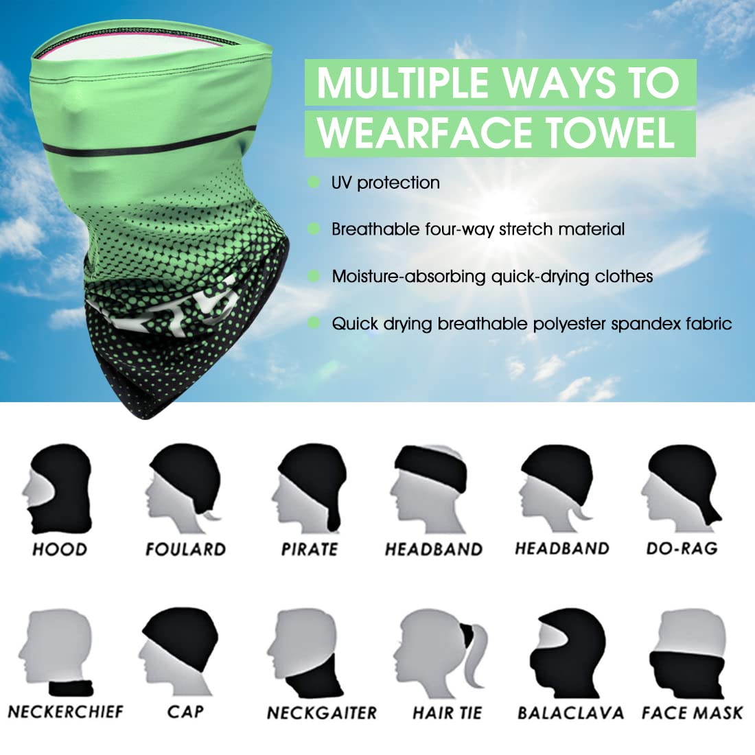 Zibuyu Sun Protection Arm Sleeves for Outdoor Sports with UPF 50 UV Defense | Icy Silk Lycra Combo for Men and Women