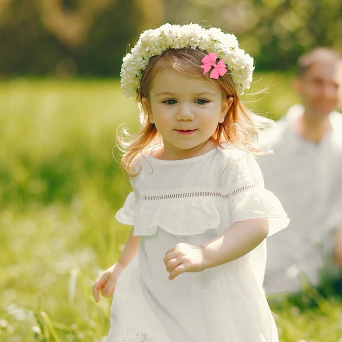 SNOWIE Hair Bows for Girls with Alligator Clips 20 Pcs 3 in Grosgrain Ribbon | Multi Color Accessories