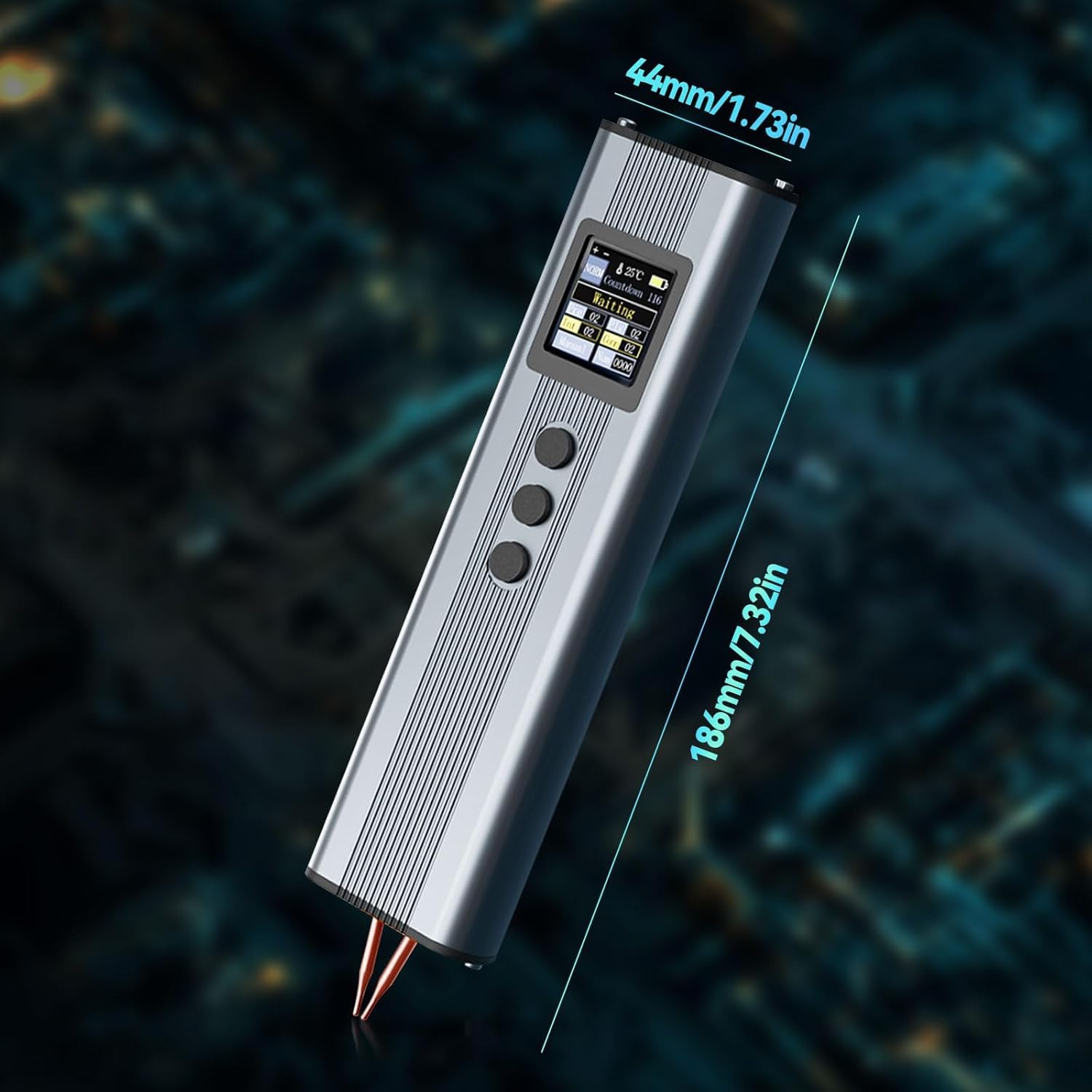 Serplex Spot Welder for Portable Welding Tasks with 11 Gears and LCD Display | 2200mAh USB Rechargeable Aluminum Alloy Machine