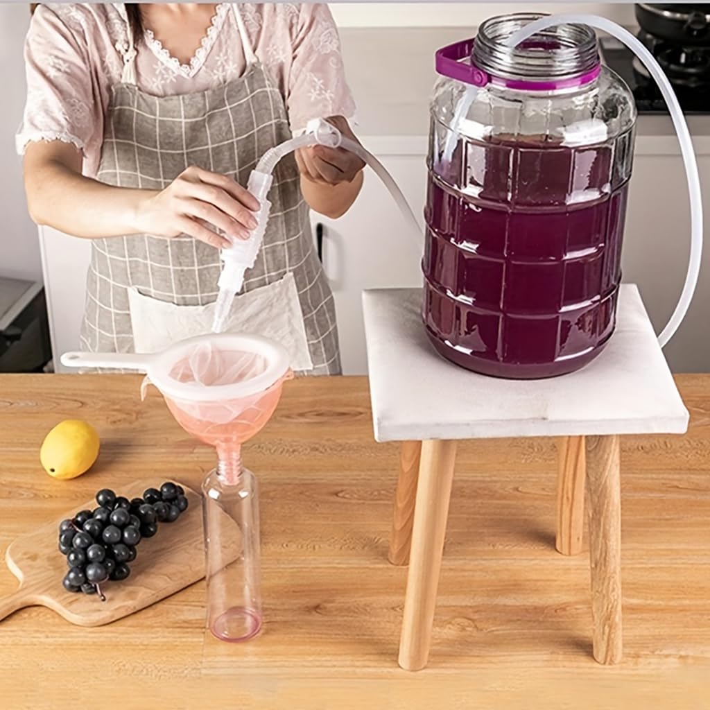 Supvox Brewing Siphon Hose 2m for Wine Beer and Aquarium Water Transfer | Food Grade Filter Tube