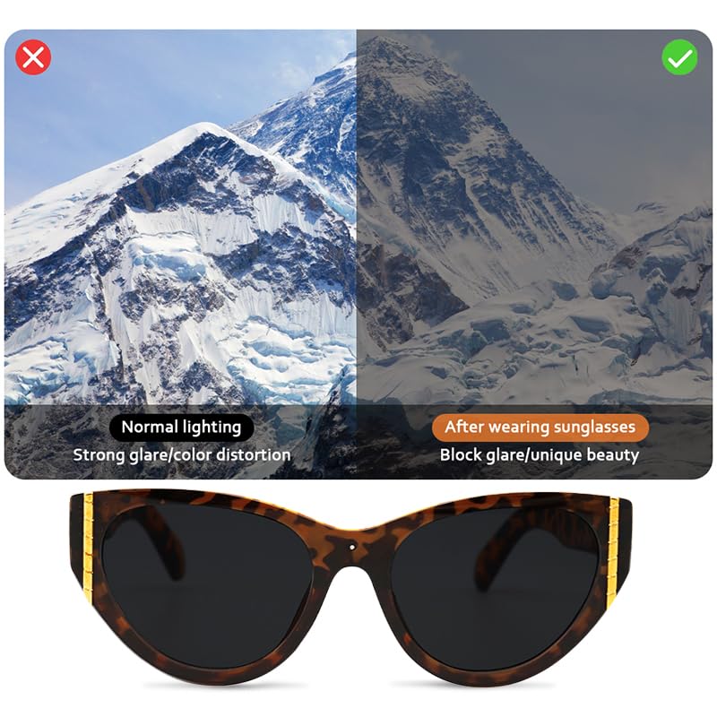 PROBEROS Sunglasses for Men and Women with UV400 Polarized Lenses featuring TR 90 Frame | Case and Strap Set