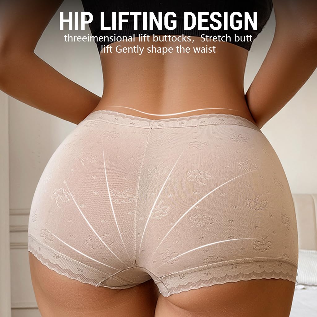 SANNIDHI Women's Boyshorts for Daily Comfort with Traceless Fit and Embossed Design | Pack of 3