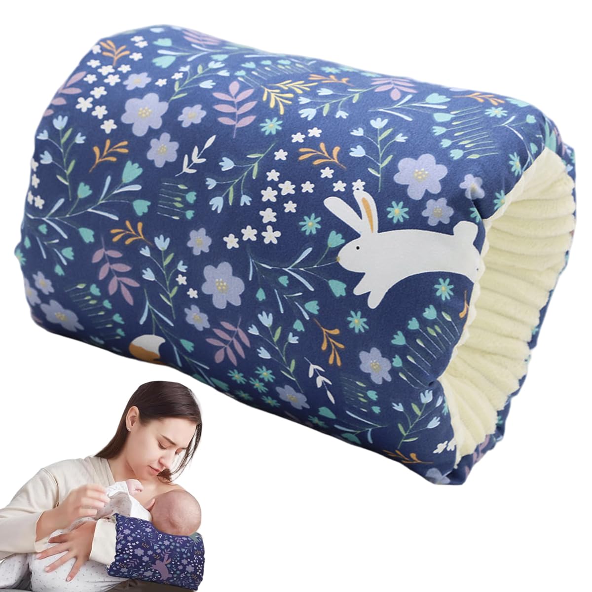 Breastfeeding Baby Pillow for Mother Arm Support featuring Soft Cotton Fabric 23x18cm