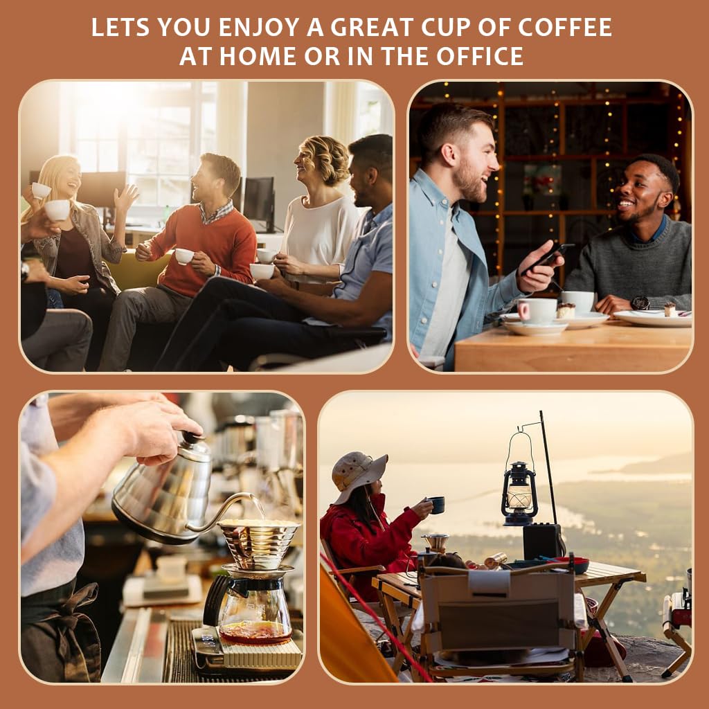 Supvox Pour Over Coffee Filters 100 pcs featuring Cone Shaped Design and Unbleached Paper