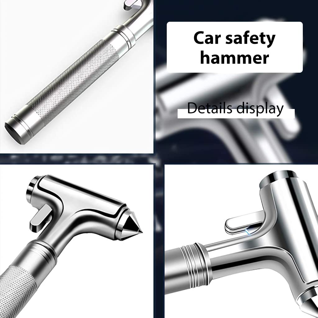 ZIBUYU Car Safety Hammer for Emergency Escape with 6.7x0.8 in Size and Tungsten Steel Tip
