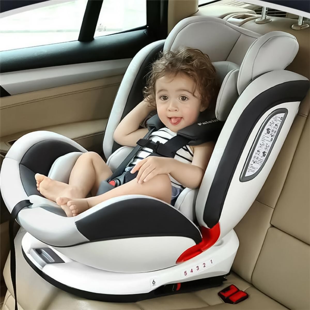 SNOWIE SOFT Safety Buckle Strap for Child Car Seat featuring Quick Release Clips | Secure Chest Harness for Baby Strollers