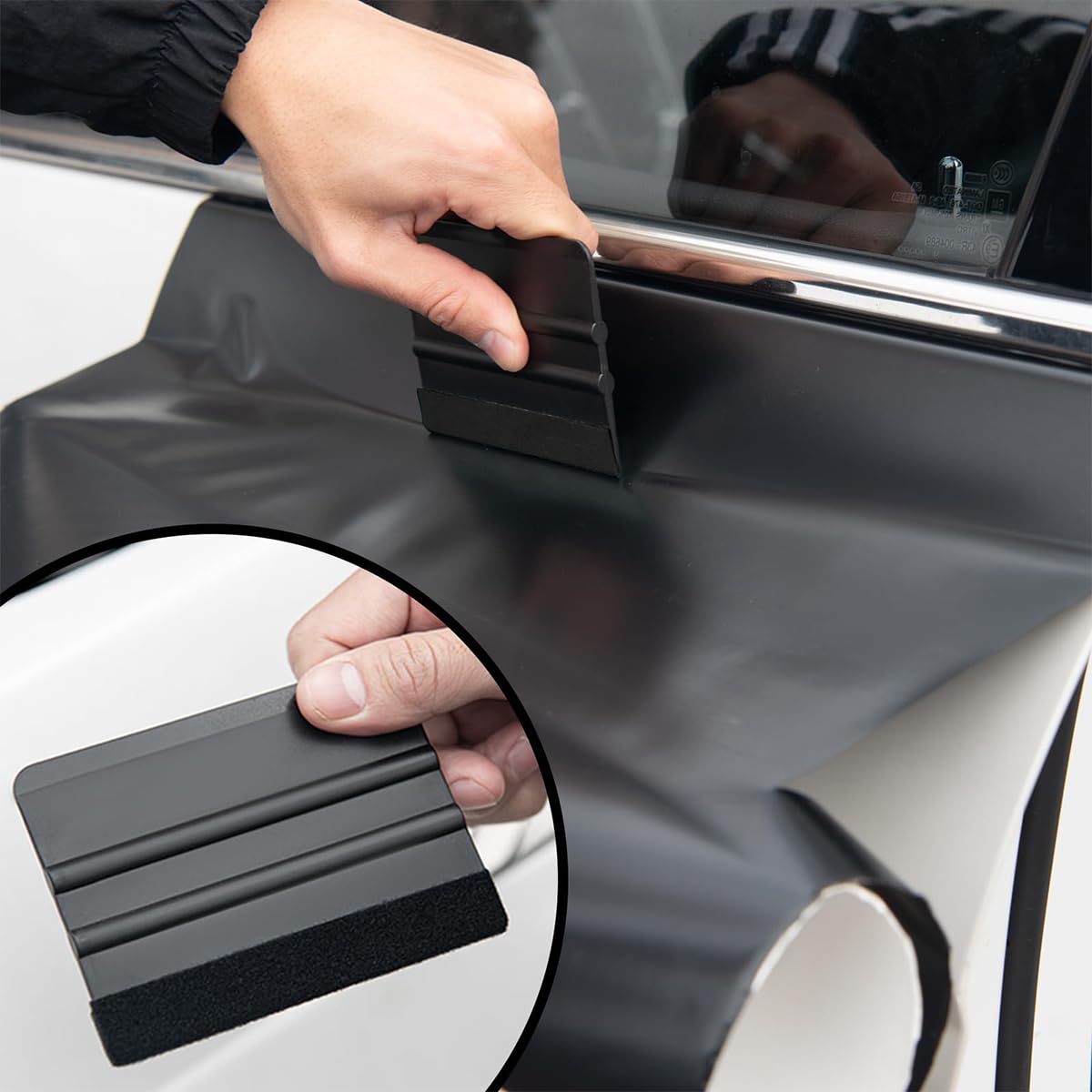 STHIRA Car Window Tint Tool Kit for Film Application with ABS Squeegees and Utility Cutter | 8 Pcs Set