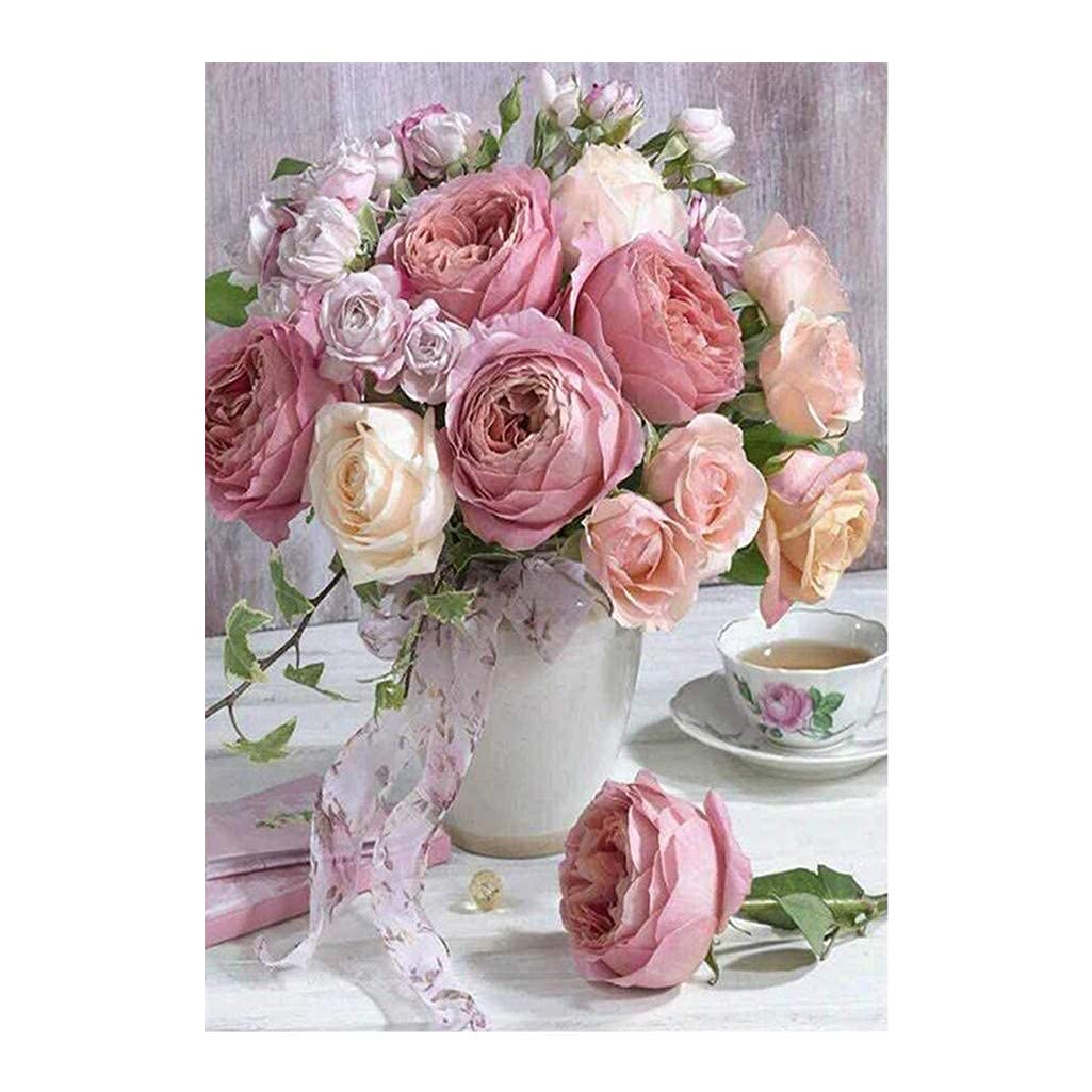 HASTHIP Diamond Painting Kit for Home Wall Decoration with 30x40 cm Canvas | Metal Frame