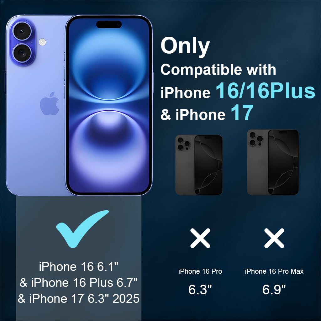 ZORBES Phone Camera Lens Cover for iPhone 17 featuring Snap On Anti Scratch Protection | 4Pcs Clear Lens Set