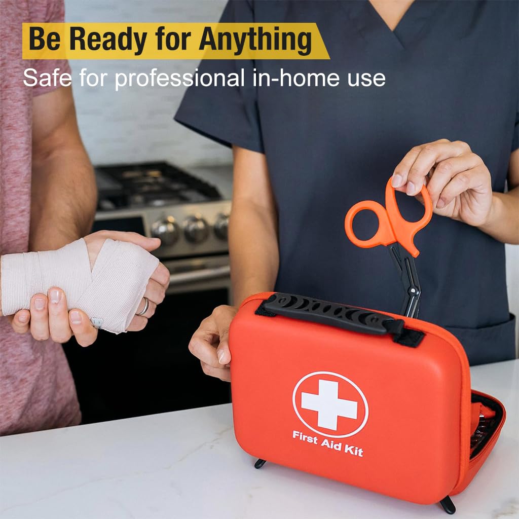 Serplex Medical Trauma Shears 7.5 in for Nurses featuring Blunt Tip & Non Stick Stainless Steel Blades