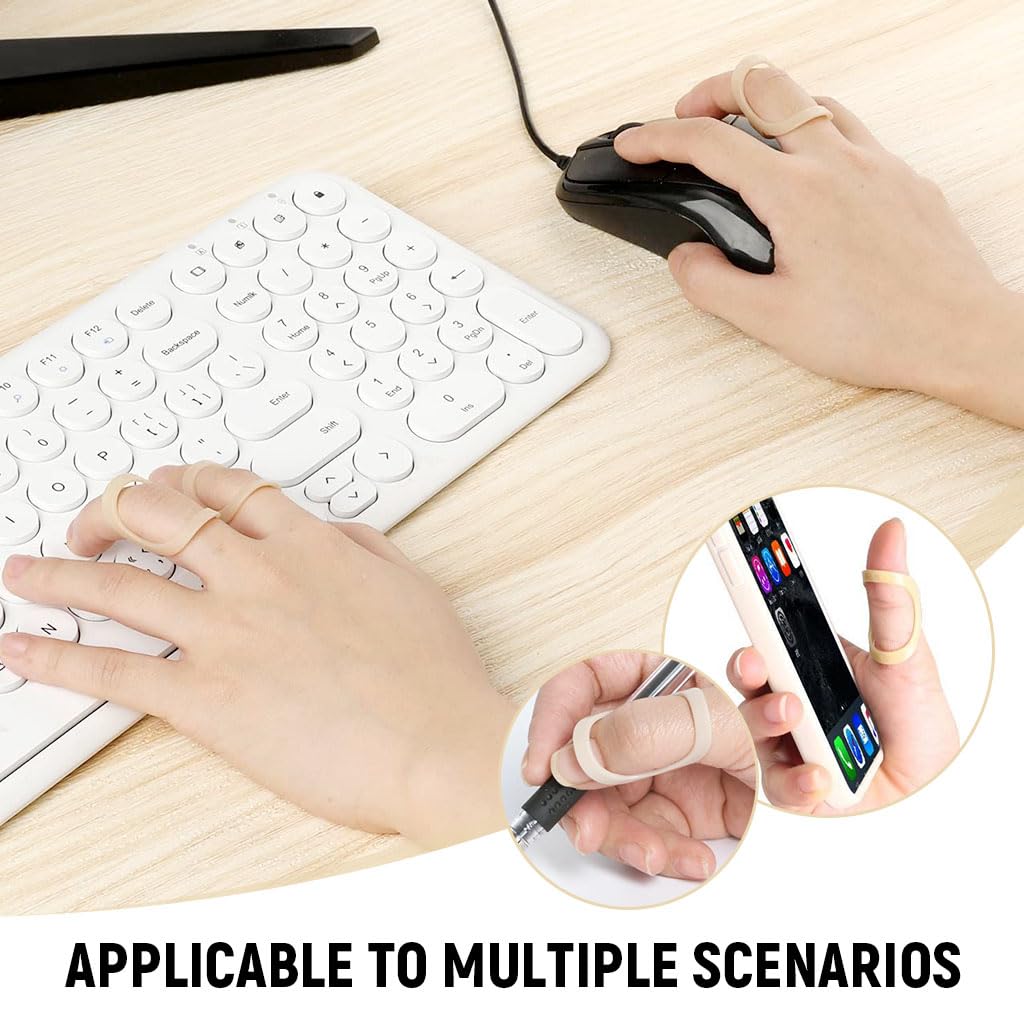 HANNEA Mallet Finger Splint for Joint Support with Universal Size 12 Fit and PP Material | Pain Relief and Finger Protection