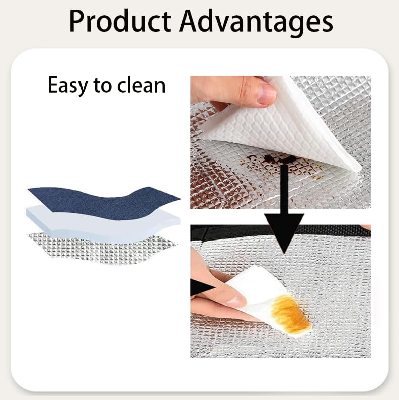 Zibuyu Lunch Bag for Office and School with 26×15×33cm Capacity and Triple Layer Insulation | Black Heart Foldable Cooler Tote