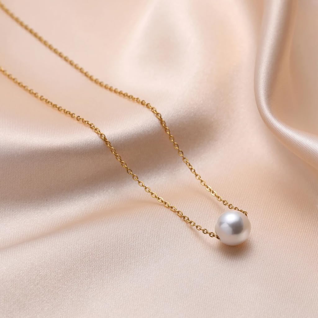 Zibuyu Pendant Necklace Set for Women and Girls featuring 5PC Design with 42cm Chain | Golden Alloy Adjustable Jewelry Gift