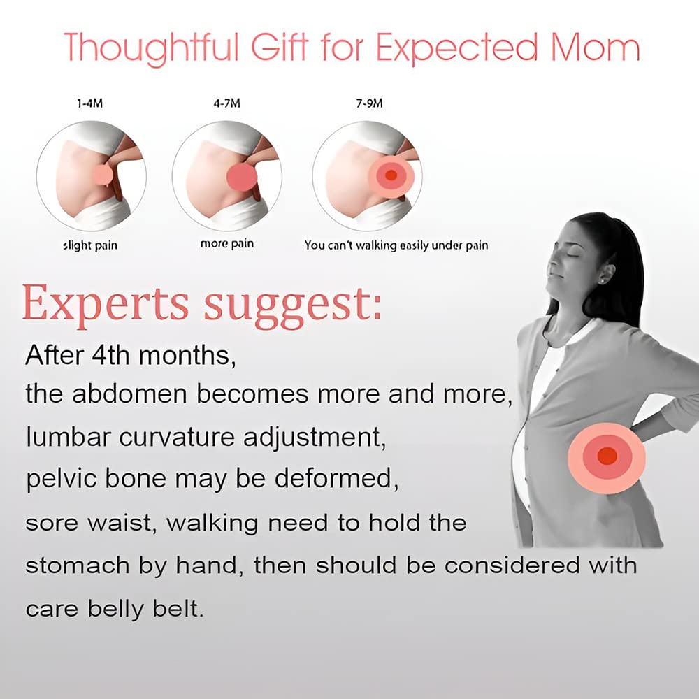 PALAY Maternity Belt for Pregnancy Support with Velcro Closure and Breathable Mesh | 117cm One Size Khaki