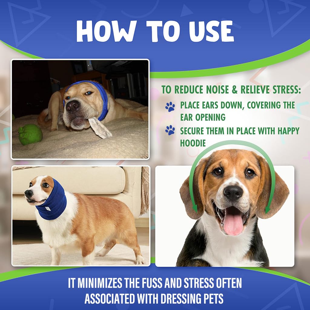 Qpets Dog Headgear for Cold Weather and Ear Protection with Soft Dacron Fabric | 30–51cm Fit