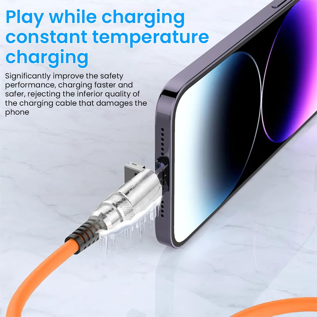 Verilux USB Type C Cable for Fast Charging and Data Transfer 100W 4.92ft | 2 in 1 Smart Chip Design