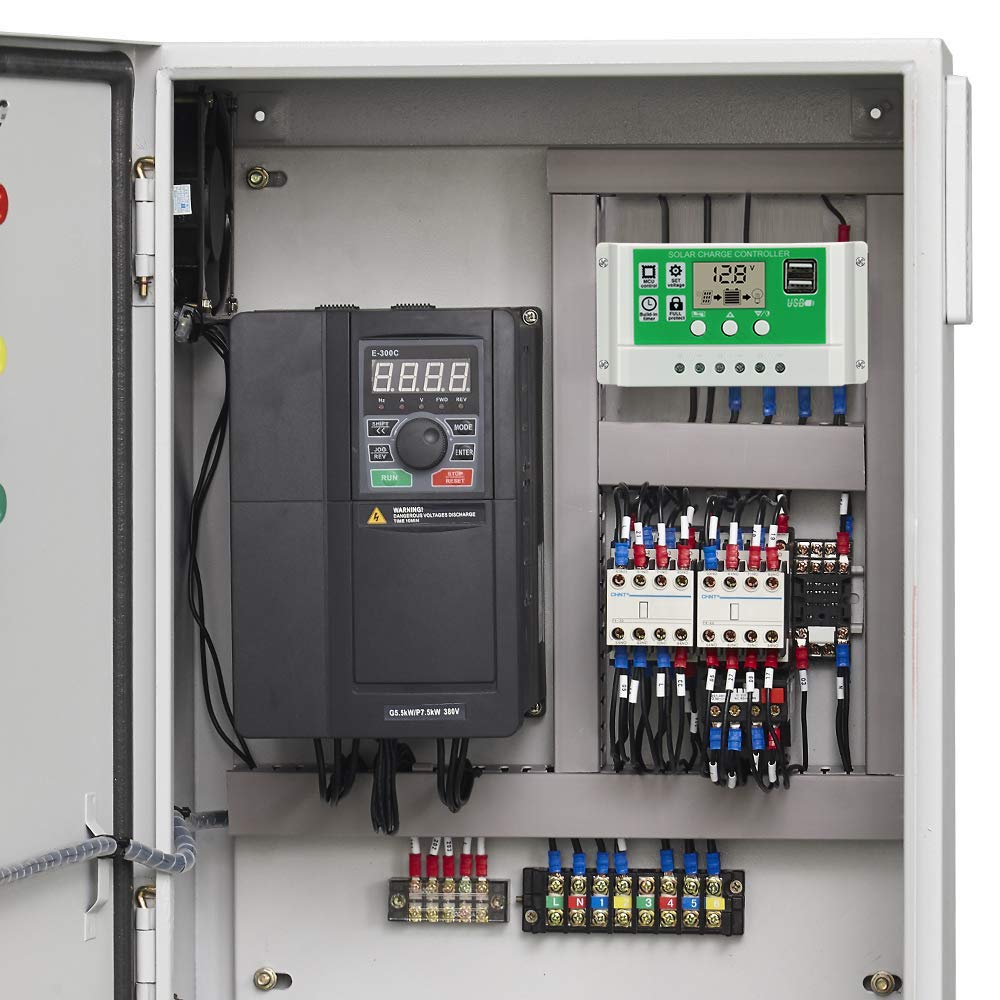 Zeitel Solar Charge Controller 10A 12V 24V with Dual USB LCD Display and STM8 Microprocessor