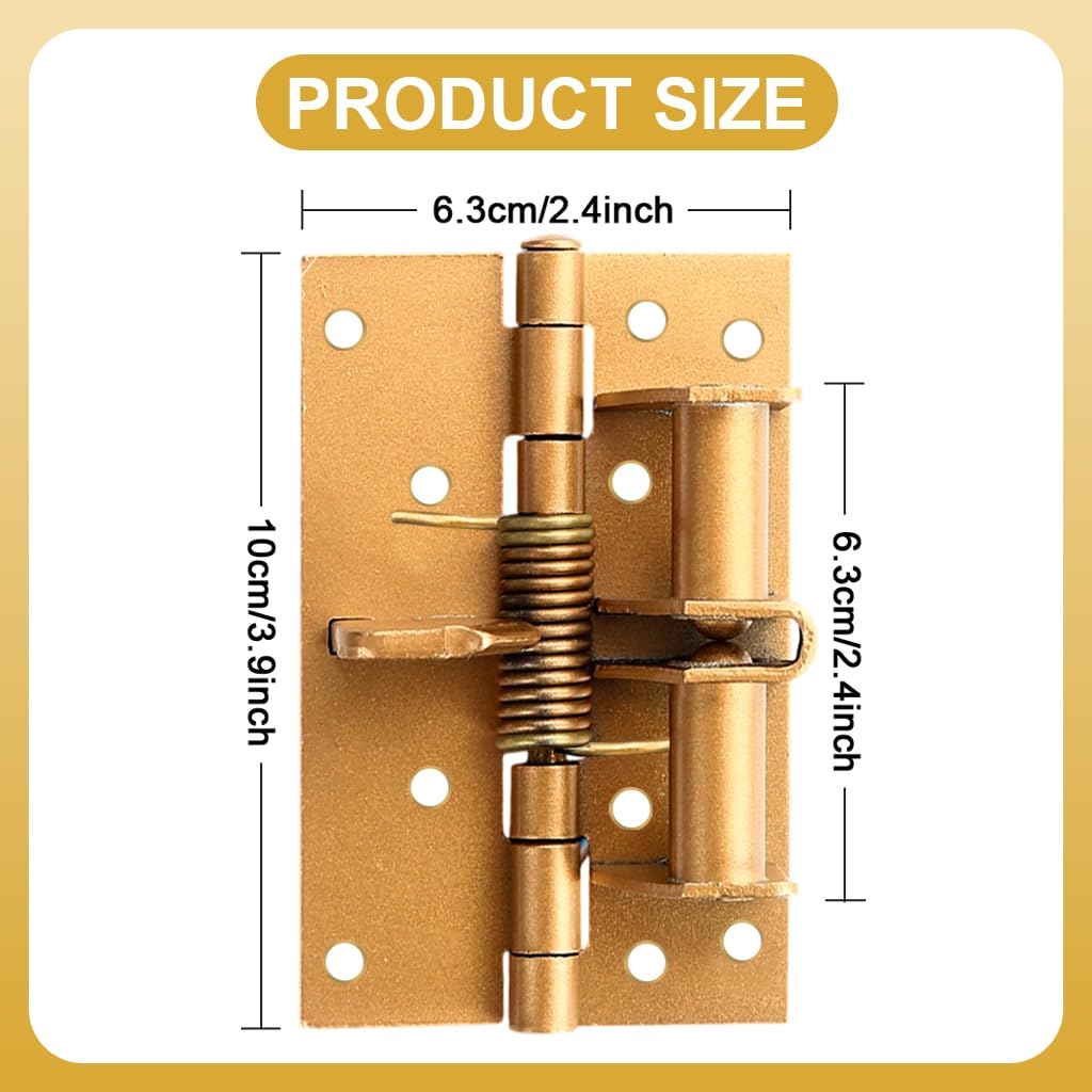 Serplex Cabinet Door Hinge for Furniture Doors with 90° Opening and Self Closing Spring | Adjustable Tension Quiet Steel Design