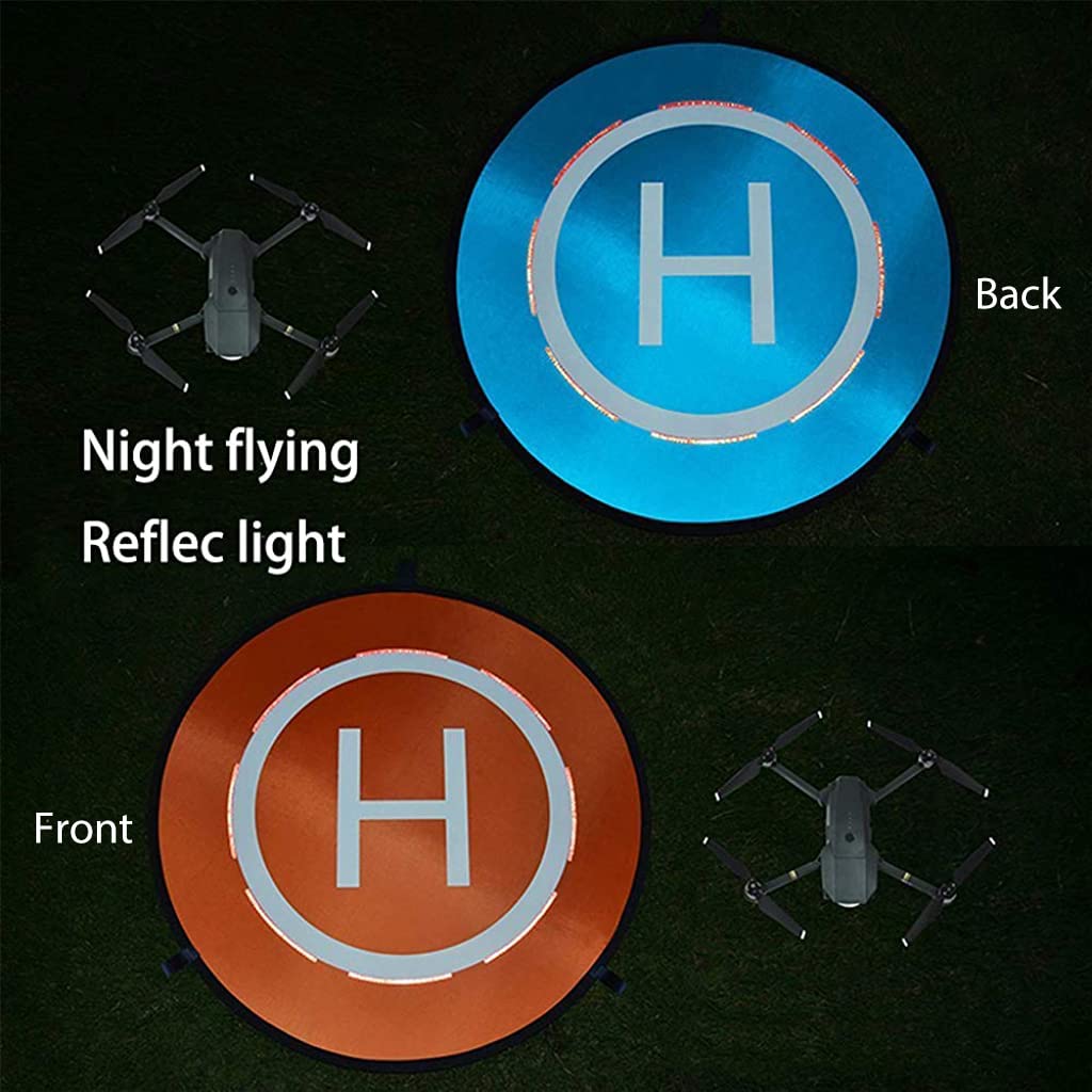 PATPAT Drone Landing Pad for DJI and Universal Models featuring 22 in Foldable Nylon Design