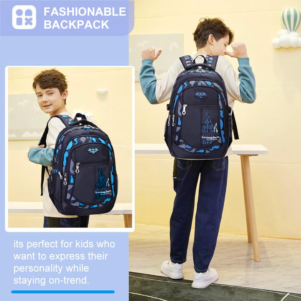 Climberty School Backpack for Kids with Waterproof Nylon and Padded Shoulder Straps | Ideal Gift