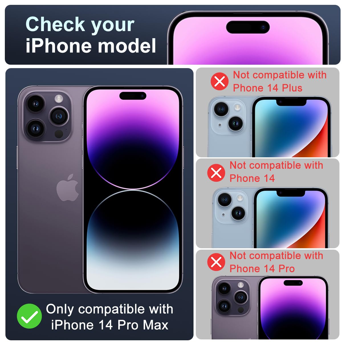 ZEITEL Screen Protector for iPhone 14 Pro Max 6.7 Inch with 9H Tempered Glass | Anti Fingerprint and HD Clarity