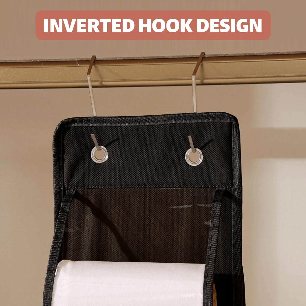 HASTHIP Hanging Wardrobe Organizer with 26 Clear PVC Pockets for Active Lifestyle | Space-Saving Closet Storage