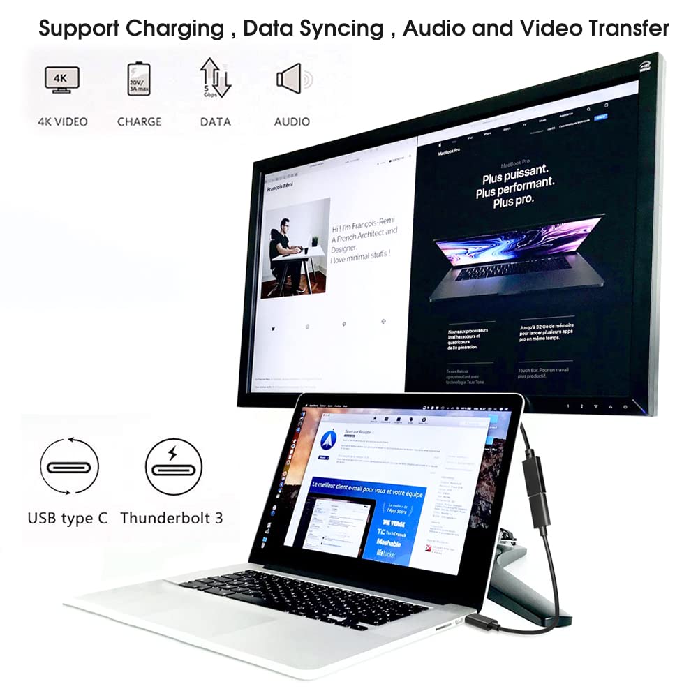 Verilux USB C Extension Cable (Gen 2/10Gbps), USB 3.1 Type C Male to Female Extension Cable 3.3ft,100W Fast Charging Male to Female for MacBook Pro/Air/M1,iPad Pro Dell XPS Surface Book and More