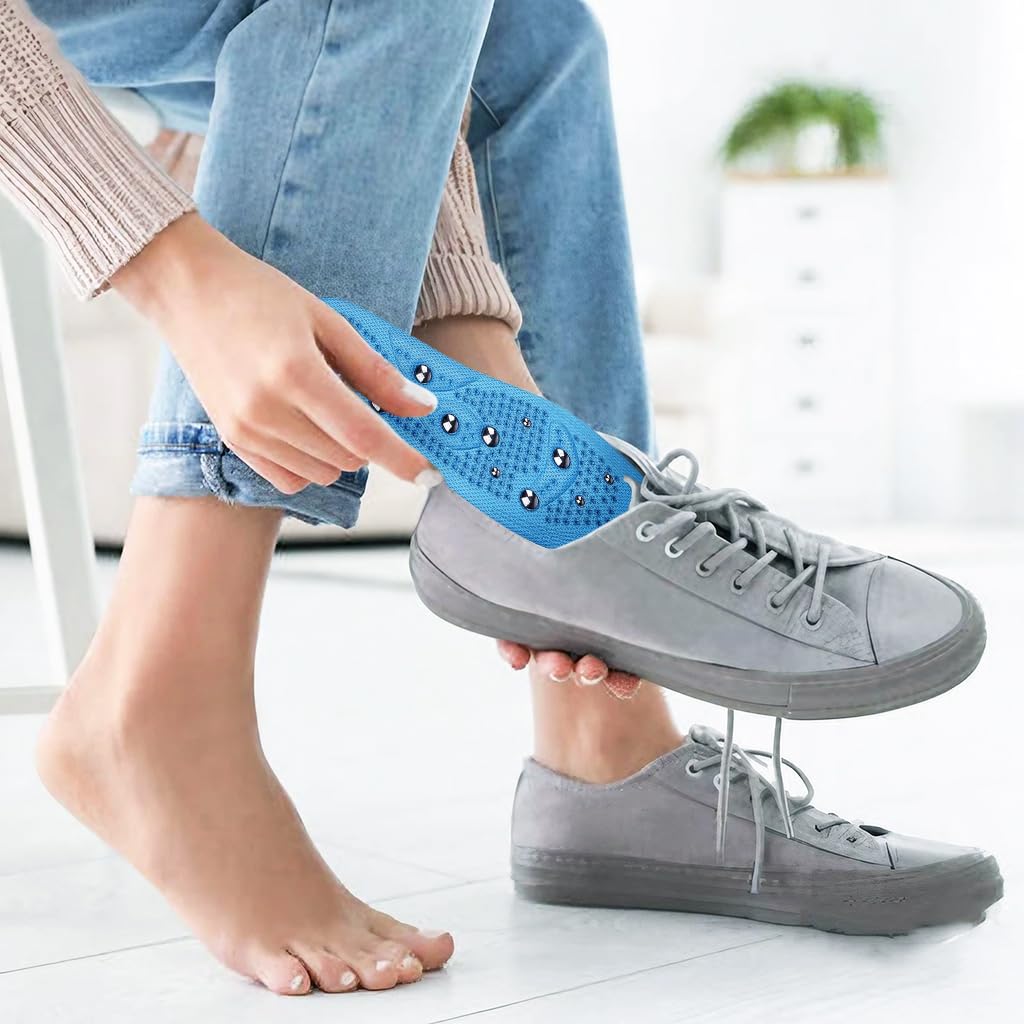 HANNEA Acupressure Insoles with Magnet Nubs for Men and Women | 1 Pair EU 35-40