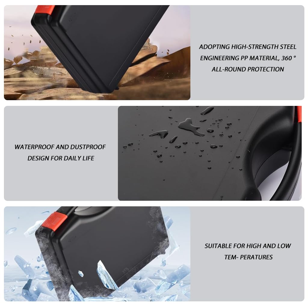 Electrical Tool Carry Case for Hardware and Electrical Tools with Custom Foam Insert 23x18x4.5cm PP Hard Shell | Anti‑Impact Storage Box