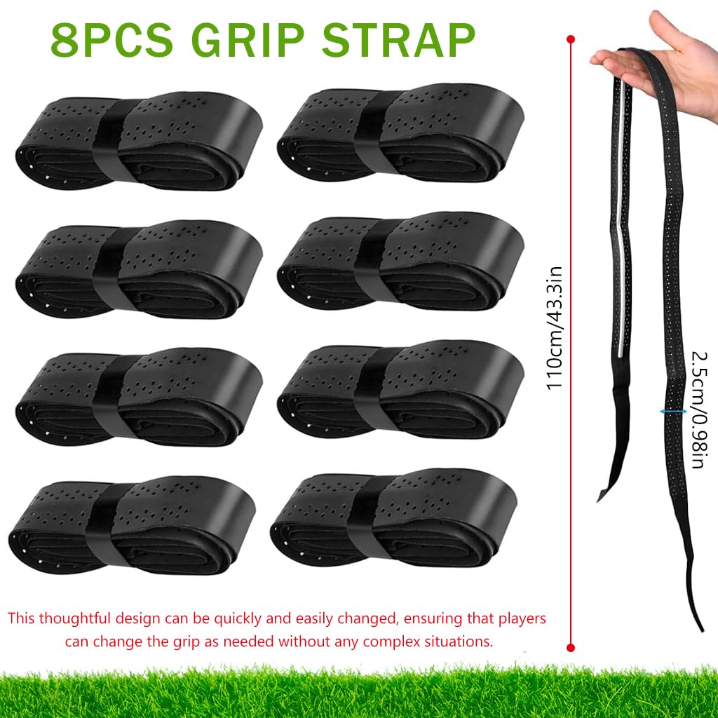 Proberos Tennis Racket Overgrip Set for Racket Sports with 3.6ft x 25mm PU Tape | Anti Slip Sweat Absorption