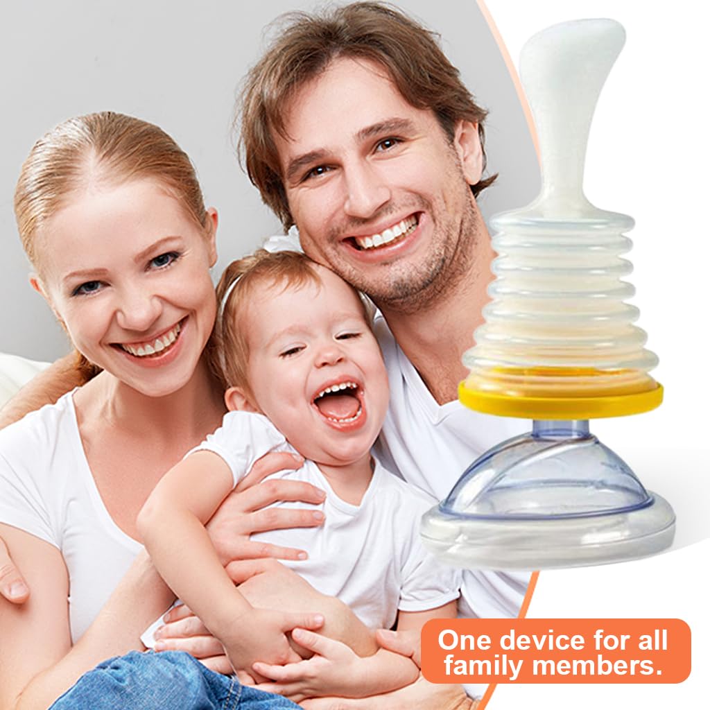 HANNEA Choking Rescue Device for Kids and Adults with Portable Emergency Suction Kit 3 PCS