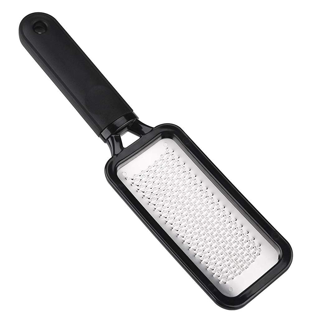 MAYCREATE Leg Heel Foot Scrubber for Dead Skin with Sharp Heavy Blades 11 x 3 in | Stainless Steel 2PCS