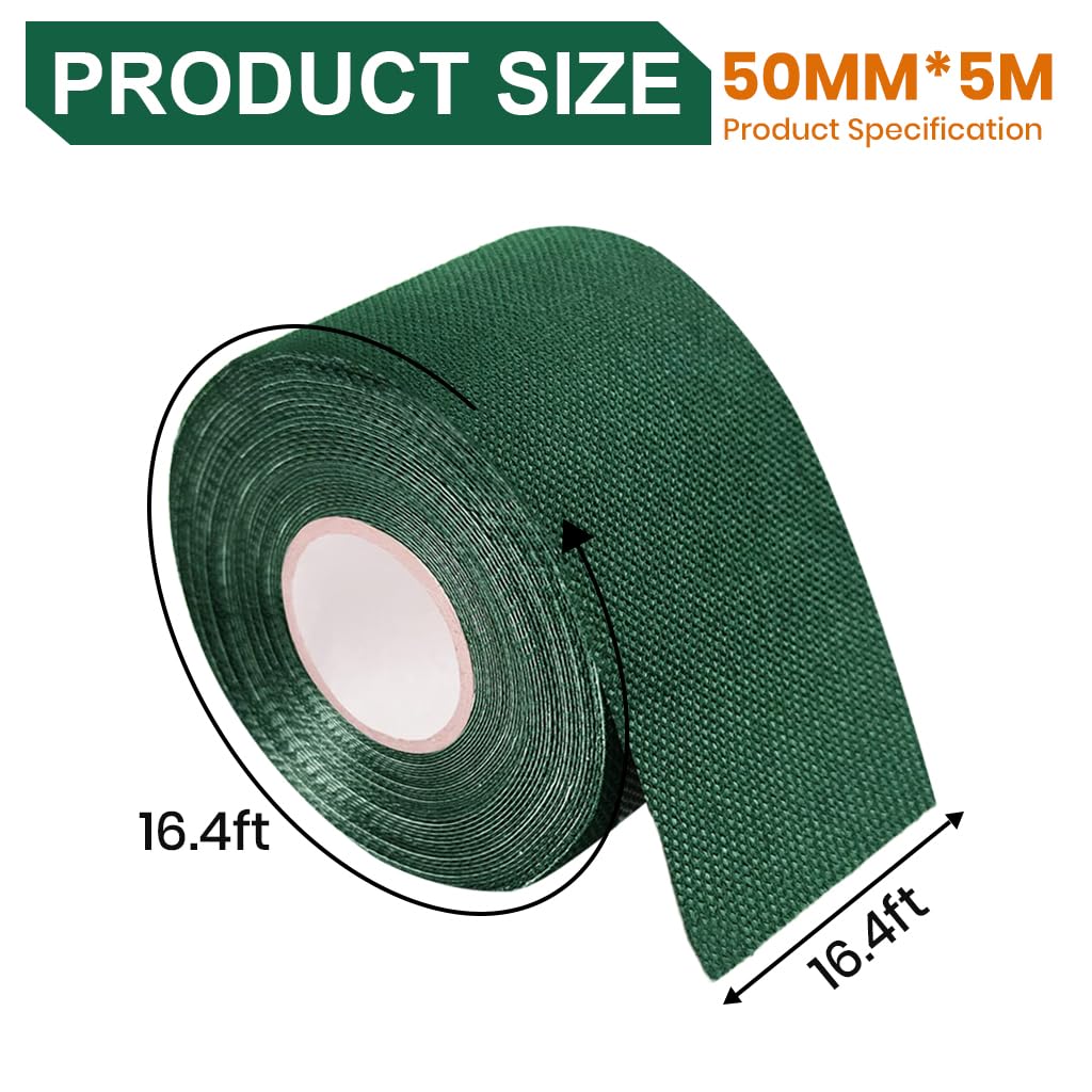 HASTHIP Grass Patch Sticker for Lawn Repair with Double Sided Adhesive | 50mm x 5m Roll