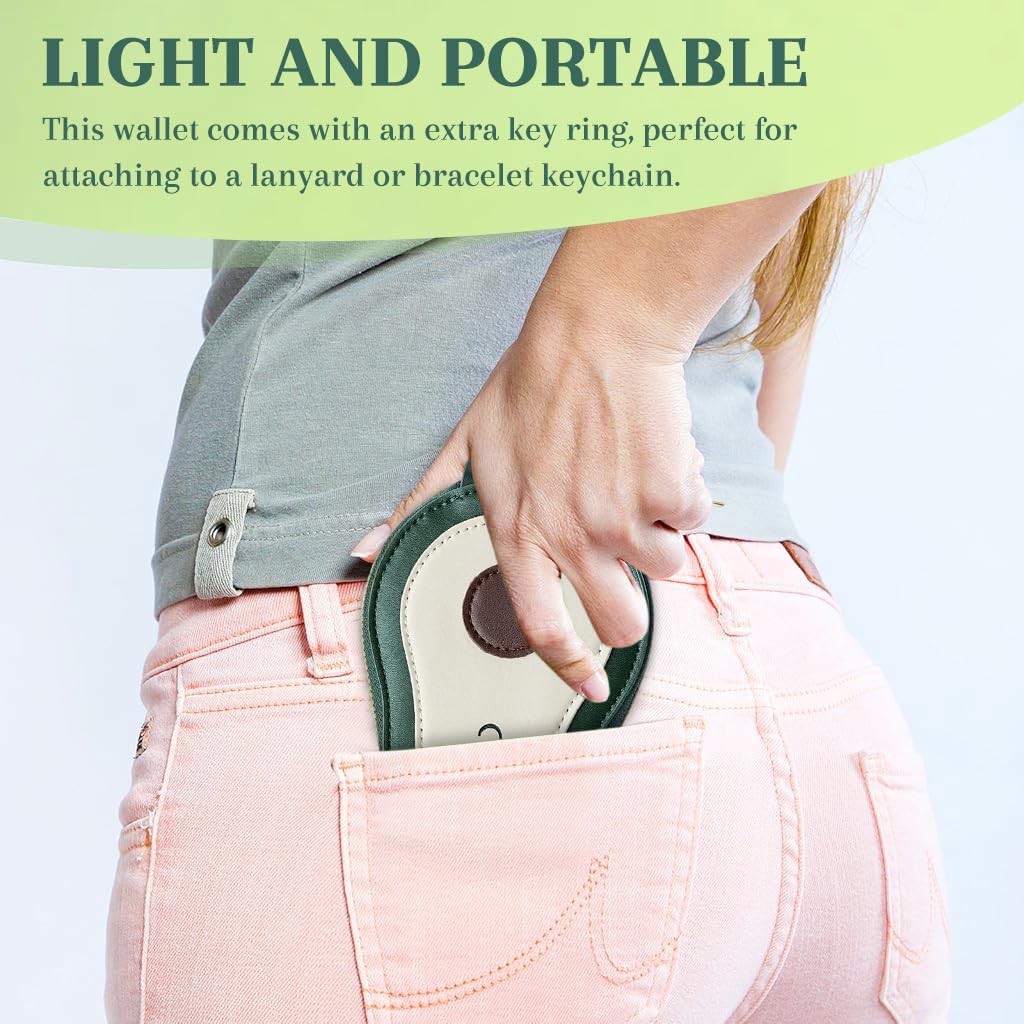 ZIBUYU Card Bag for Women featuring 9 Card Slots and Zipper Pouch | PU Mini Purse 10.6x8.5cm
