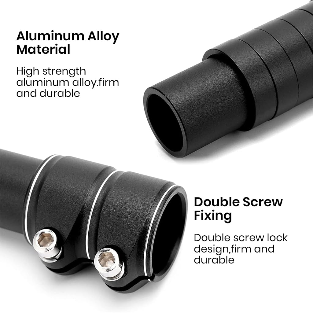 Proberos Bike Stem Riser for Road and Mountain Bikes with Double Screw Lock | 10 cm Adjustable Aluminum Alloy Handlebar Extension