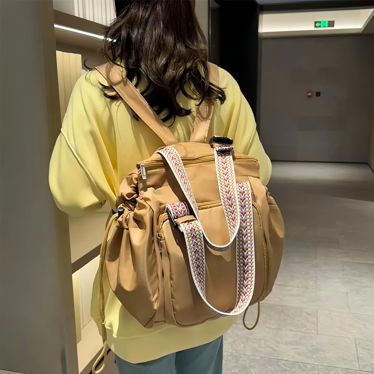 PALAY Backpack Bags for Women with 33x29x33 cm Capacity and 3-in-1 Transformable Design | Waterproof Oxford Cloth for Travel and Shopping