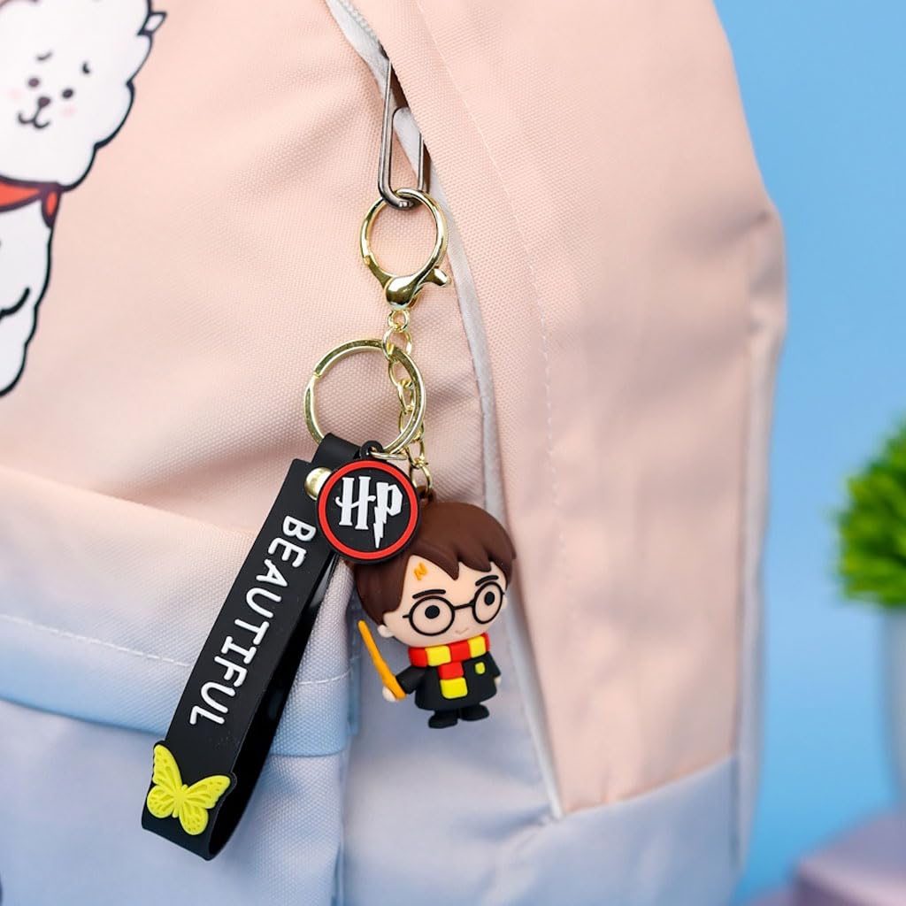 Zibuyu Magical Fantasy Keychain for Girls featuring Wizard Design | Cute Gift and Bag Charm