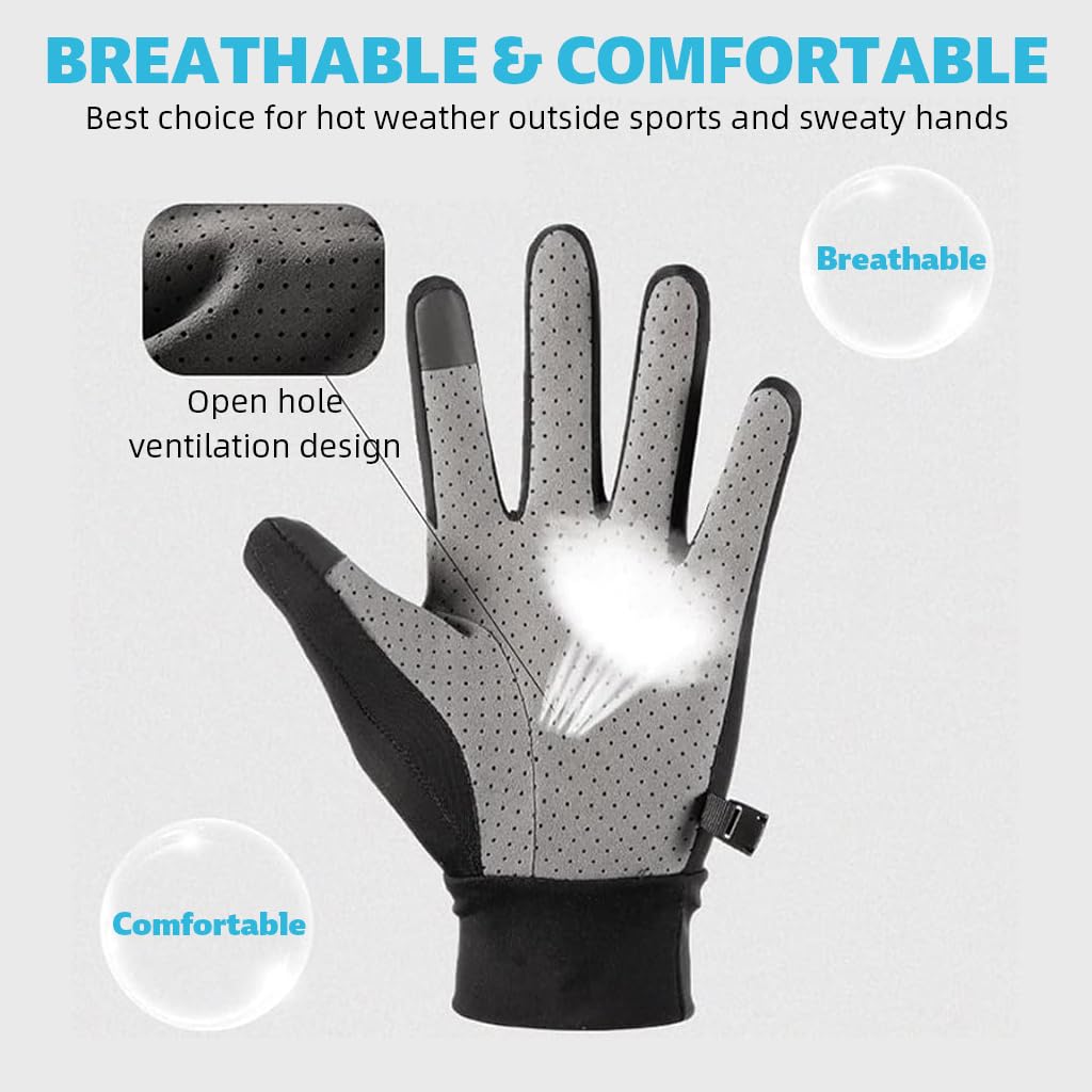 Proberos Driving Gloves for Men and Women featuring Ice Silk Breathable Fabric | 3PCS Set