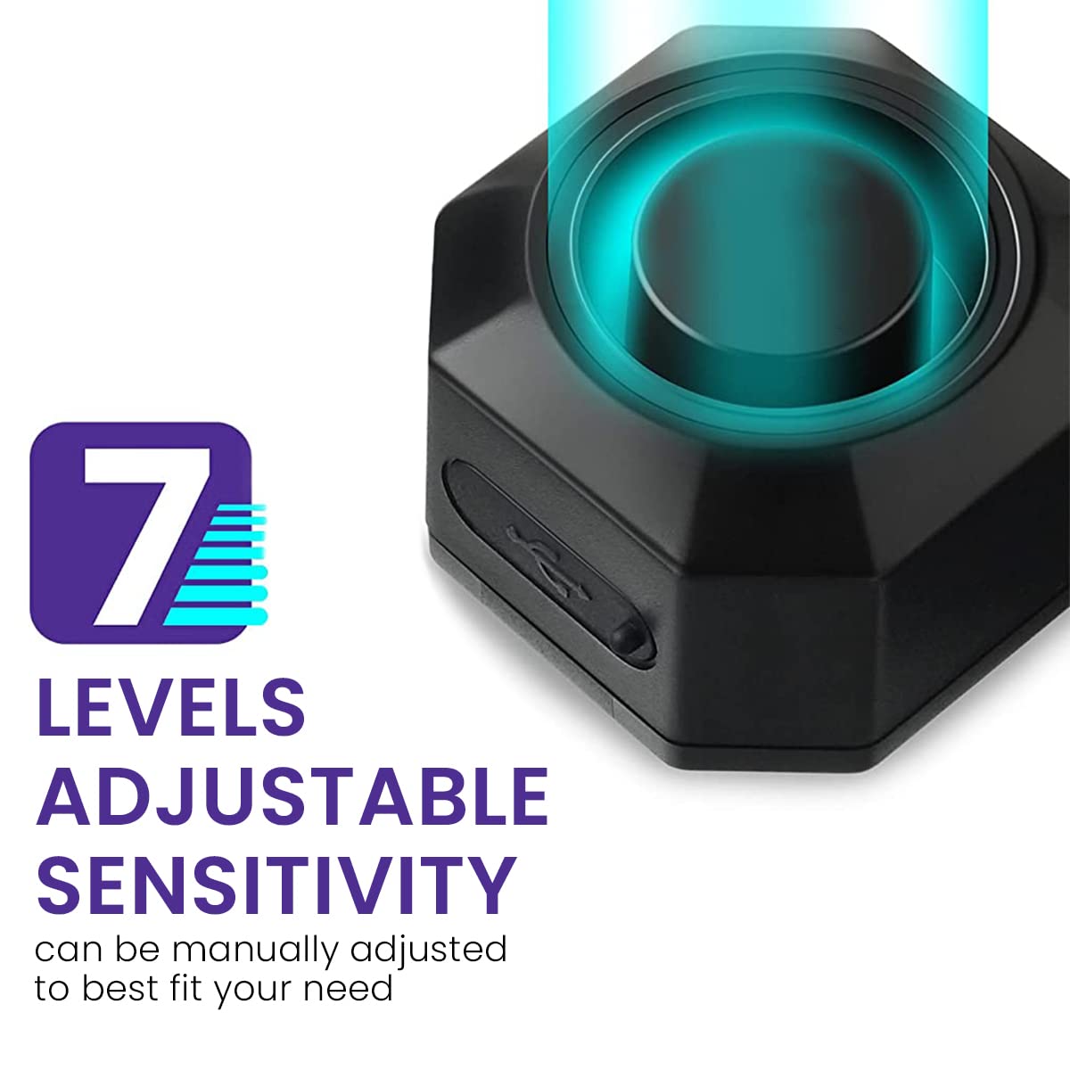 STHIRA Bike Alarm System for Motorcycles and Bicycles with 113dB Siren and 700mAh Rechargeable Battery | IPX5 Waterproof Remote-Control Security