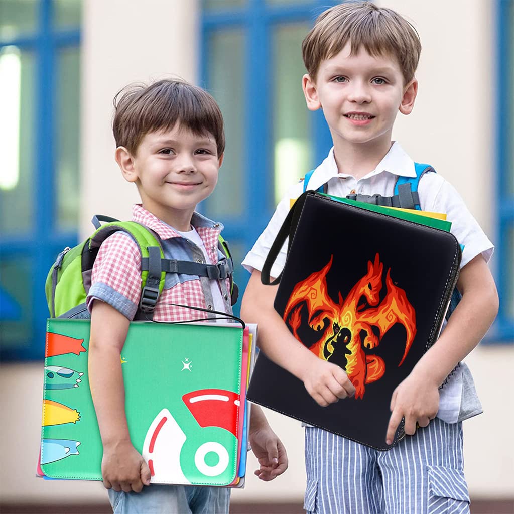 PATPAT Trading Card Binder for 720 Pokemon Cards with Zipper Case and 3 Ring Design | Gift for Kids