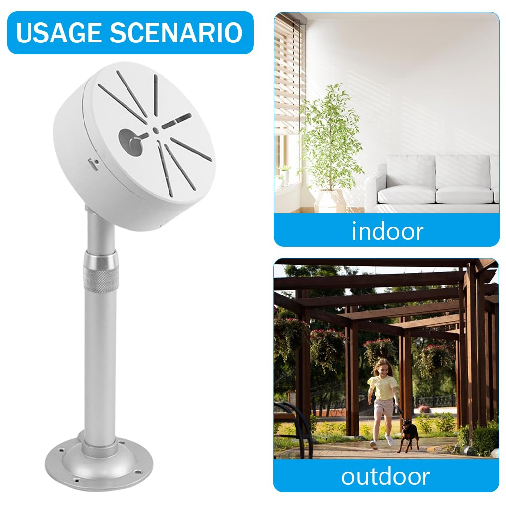 ZORBES Security Camera Mount for CCTV and IP Cameras with 7.8–15.7 in Telescopic Aluminum Arm