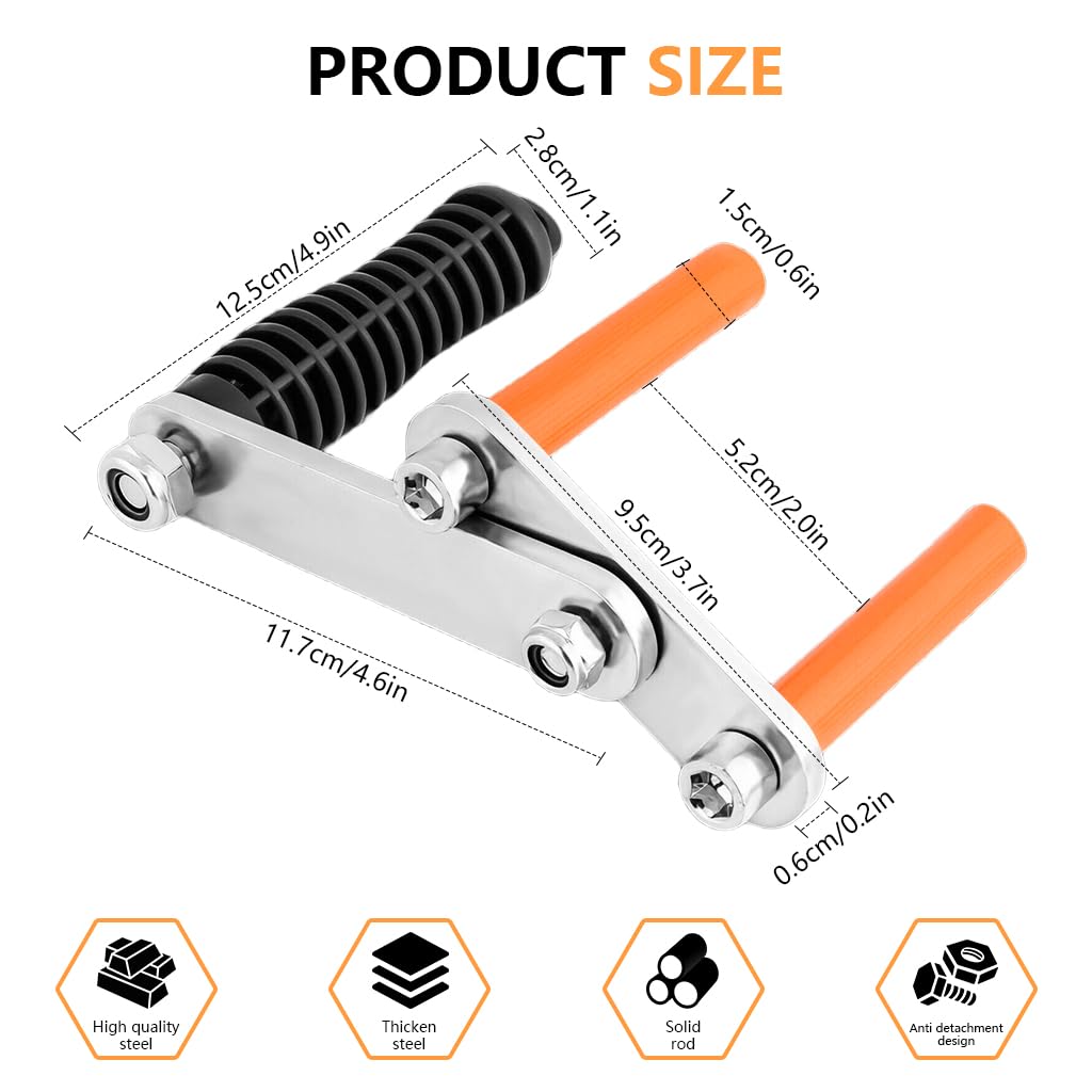 Serplex Hand Operated Lifting Plate Clamp for Marble and Stone featuring Non Slip Grip | Ergonomic Handle for Easy Slab Transport