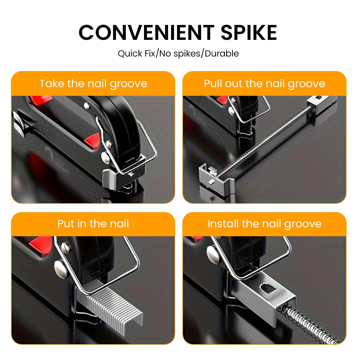 Serplex Staple Gun Kit for Upholstery and Carpentry with 4000 Staples | Adjustable Depth