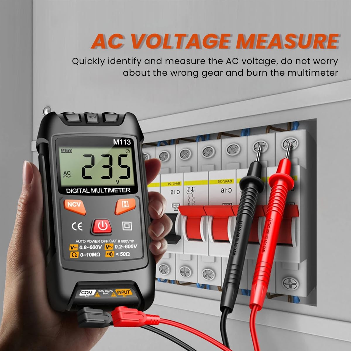 Serplex Soldering Iron Set for Electronics with 60W LCD Control and ON OFF Switch | Includes Multimeter