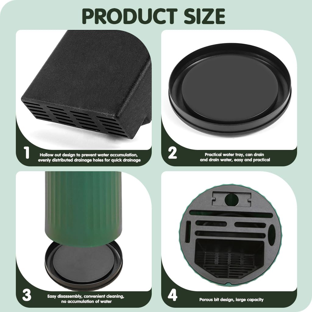 Supvox Kitchen Cutter Organizer with 360° Rotating Design and Custom Molded Utensil Slots