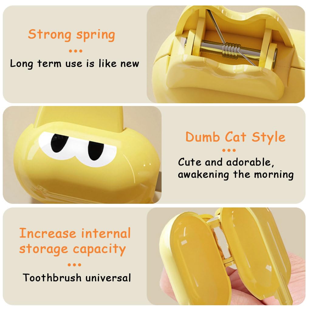 HASTHIP Toothbrush Cover Case for Travel and Home with Dustproof Secure Fit | 3 pcs Multicolor Plastic Protector