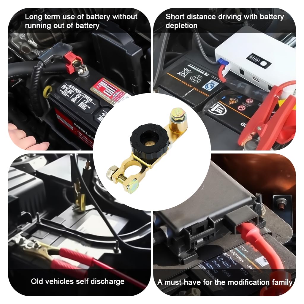 STHIRA Battery Power Switch for Car Boat and RV featuring Full Copper Build and 12–48V Range