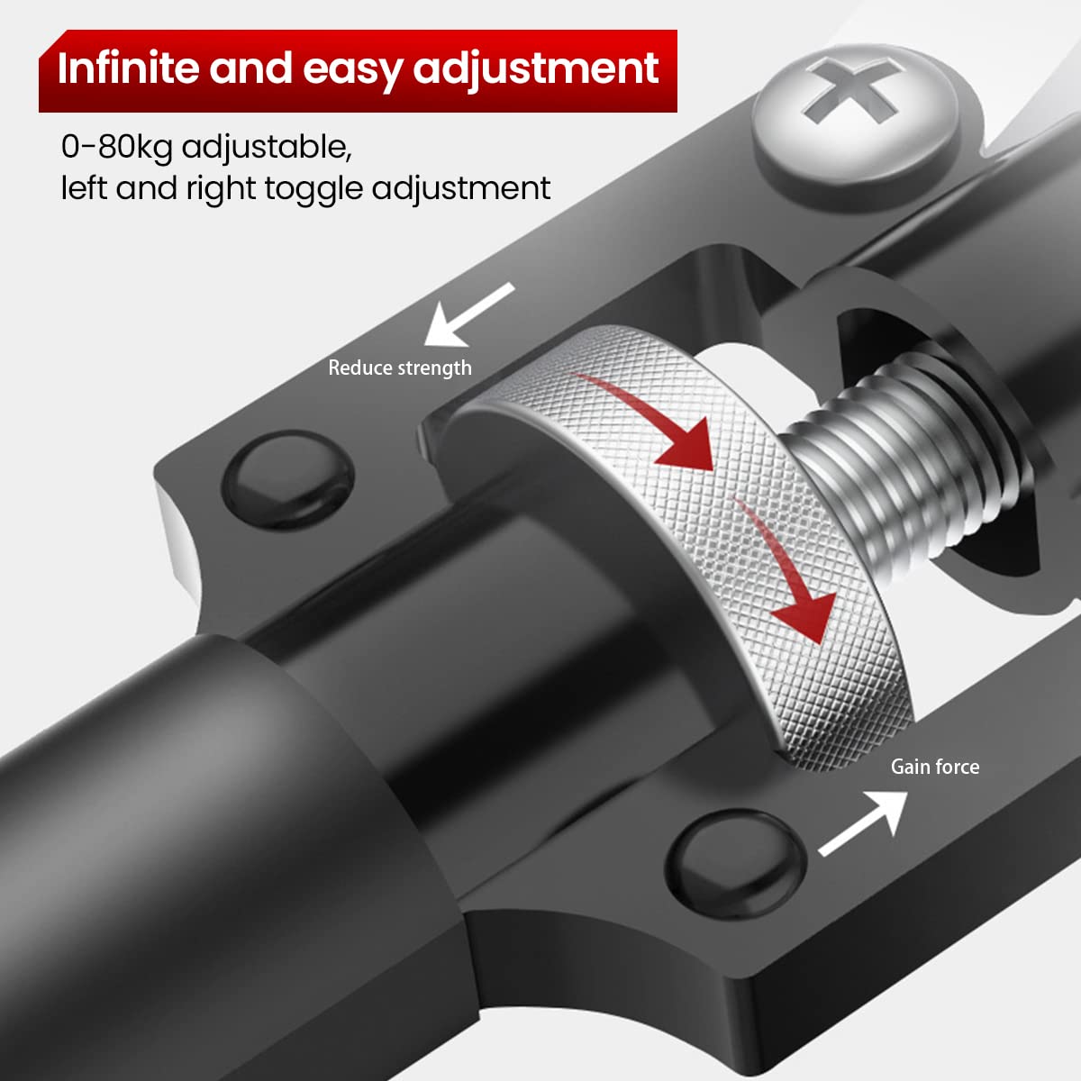 Optifit Arm Exerciser for Upper Body Training with 440lb Adjustable Resistance and Stable Triangle Frame