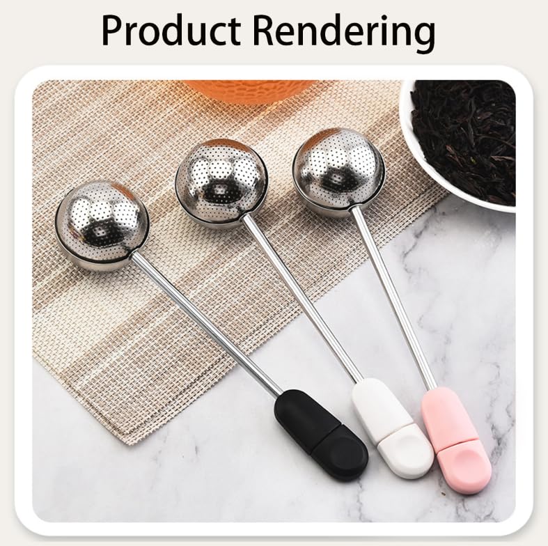 ZIBUYU Stainless Steel Spice and Powder Shaker for Baking with Duster Spoon Pink | Even Flour and Sugar Distribution Tool
