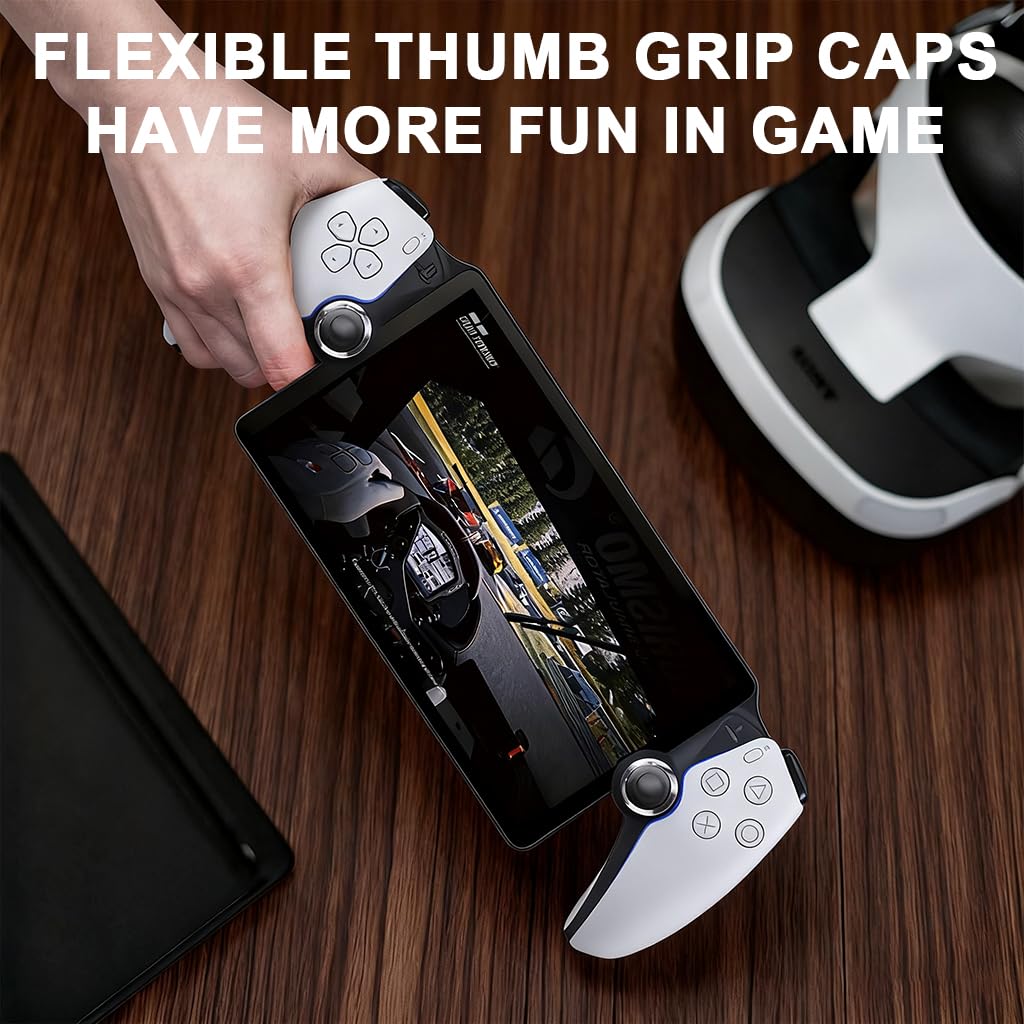 ZORBES Thumb Grips Caps for Switch and Xbox PS5 PS4 Controllers featuring 2PCS Soft Silicone Anti Slip Design | Improves Joystick Control